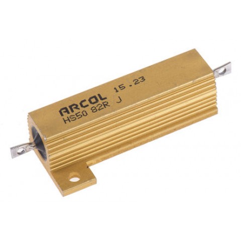 HS 50W 82R J HEATSINK RESISTOR 5% 